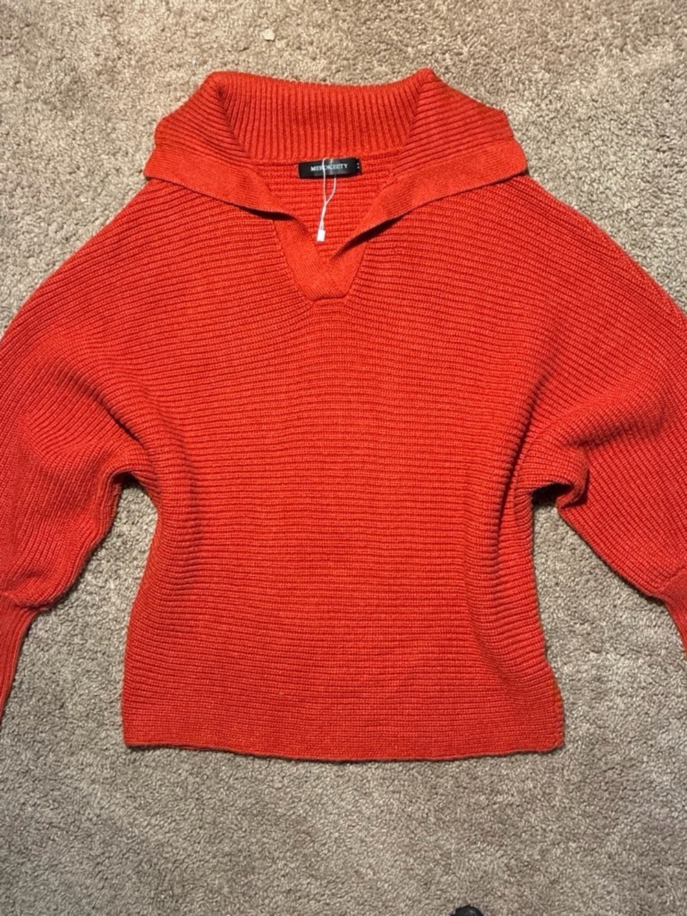 Merokeety ribbed knit sweater